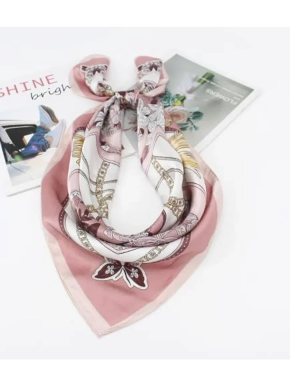 Luxurious 100% Mulberry Silk Scarf - 35